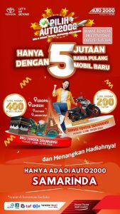 _*PROMO TOYOTA AUTO2000*_ Periode Program : *1 Feb 2024 sd 31 Mei 2024* Bentuk Program : *Program Undian Berhadiah 1. Beli Mobil Berhadiah Paket Liburan *(Umroh, Eropa Barat, Vietnam, Labuhan Bajo)* 2. Service Berkala / Repair di BP *Berhadiah MOTOR* 🚗 *AGYA DP MULAI 5JUTA* 🚗 *CALYA DP MULAI 5JUTA* 🚗 AVANZA 🚗 RUSH 🚗 VELOZ 🚗 YARIS CROSS 🚗 INOVA REBORN 🚗 INOVA ZENIX 🚗 RAIZE 🚗 FORTUNER 🚗 ALPHARD 🚗 HILUX Info Harga terbaik & itungan kredit: FB: Wiwit Sugiharto / Toyota Samarinda Kaltim IG: @toyotasamarindaid Web: https://toyotasamarindapusat.com/galery-serah-terima/ 08115577069 085251535369 Whatsapp klik link dibawah ini ⬇️⬇️ https://wa.me/c/6285251535369 #bisa tukar tambah mobil lama (merk apapun) ganti mobil baru toyota